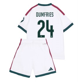 Real Madrid Denzel Dumfries #24 Hjemme skjorte til barn 2026-27 Kortermet (+ korte bukser)